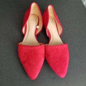 - A New Day Women's 7 Red Ballet Flats.